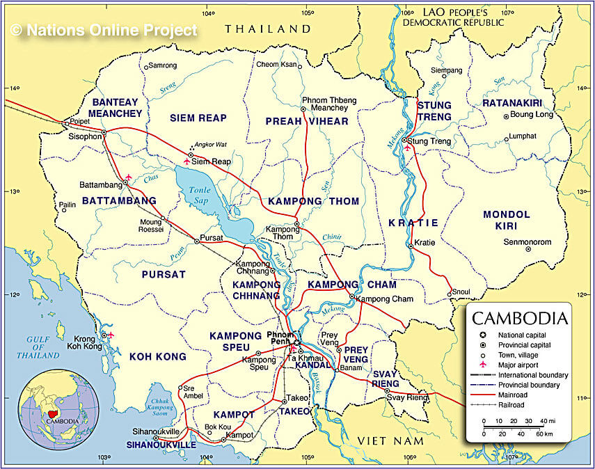 map cambodia